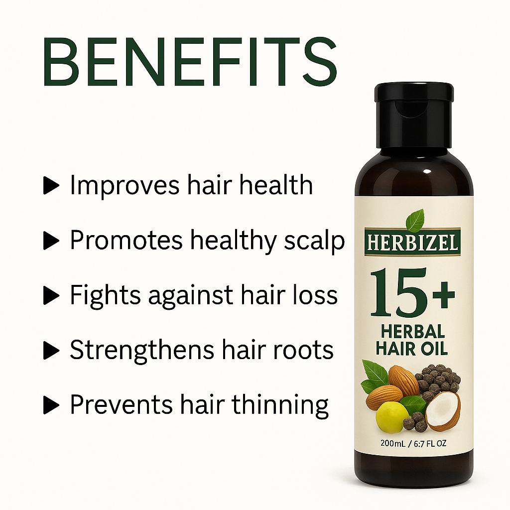 Herbizel Herbal Hair Oil (200 ml )
